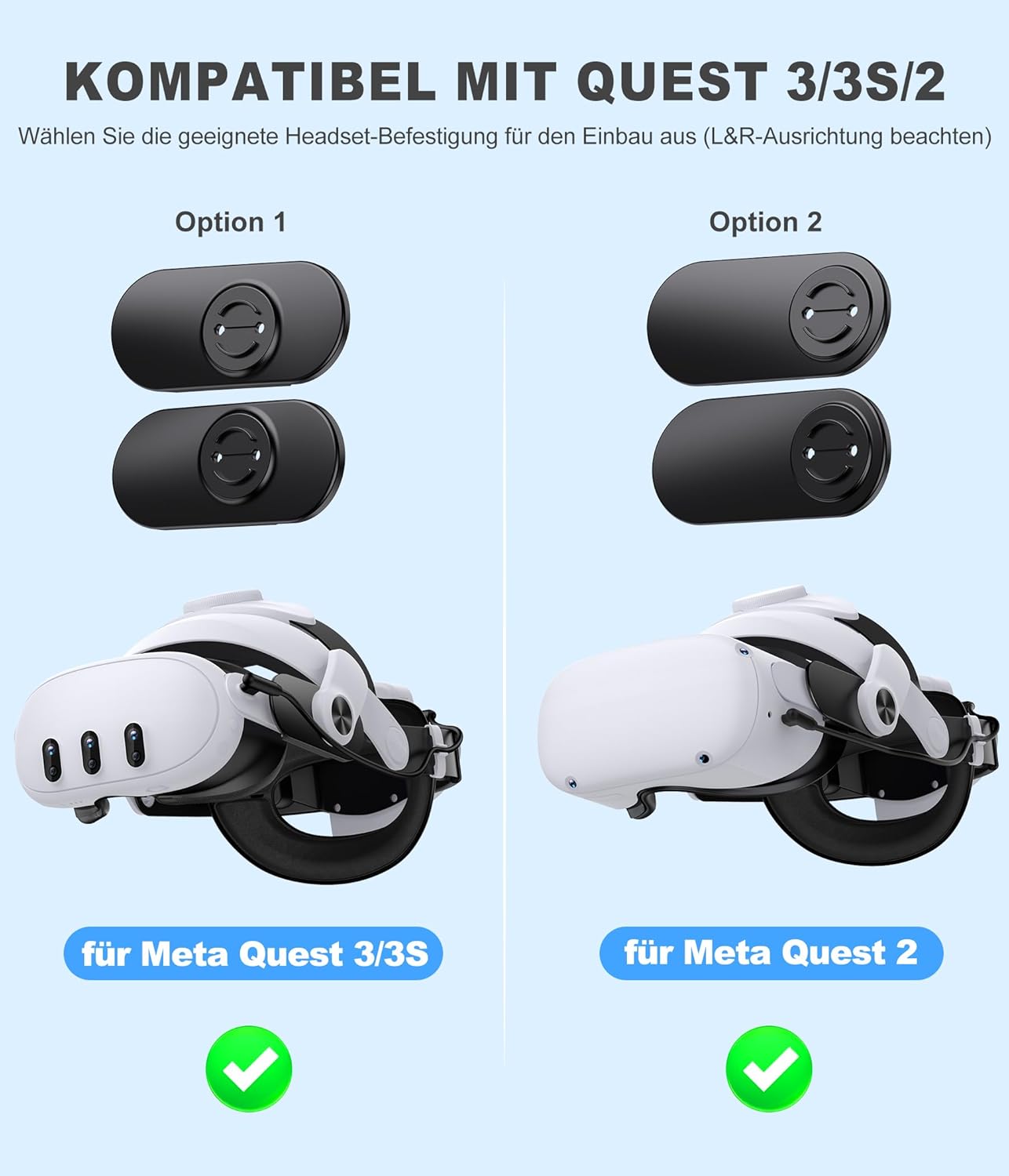 DXKK Head Strap for Meta Quest 3/3S/2, VR Headset Strap with Digital Battery and Charger Dock - Balanced & Extended 4H, Flip-Up Design, Adjustable Double Dials, Enhanced Comfort - Image 4