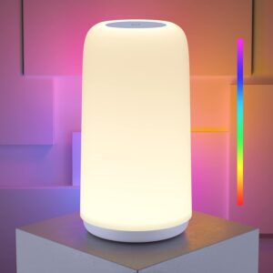 ROOTRO Touch Bedside Table Lamp, [S...