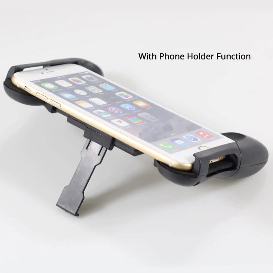 Portable 4.5-6.5 inch Mobile Phone Support Game Controller Joystick Grip Game Holder Handle with Bracket (Black Type 02) - Image 8