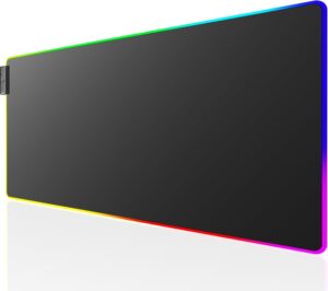 KTRIO RGB Large Gaming Mouse Pad De...