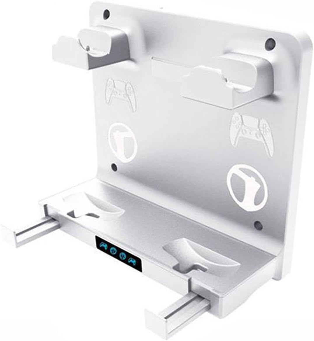 Controller Charging Station Wall Mount for VR 2 Controller Holder Wall Hanging Vertical Charging Stand Dock Controller Headphone Holder Storage Stand Hook - Image 4