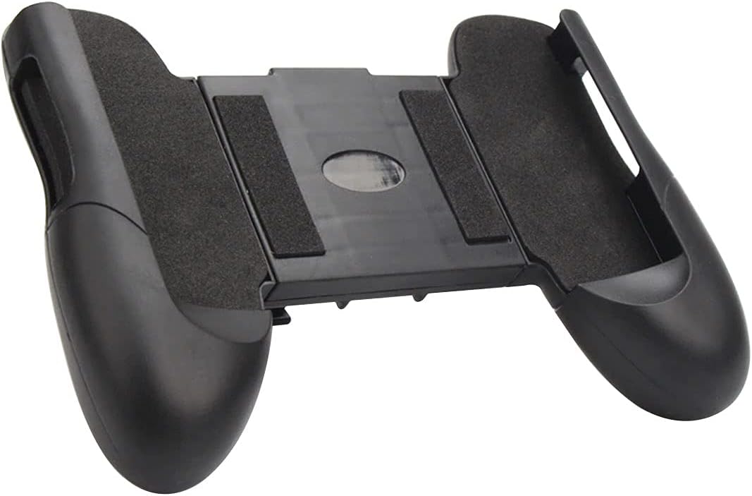 Portable 4.5-6.5 inch Mobile Phone Support Game Controller Joystick Grip Game Holder Handle with Bracket (Black Type 02)