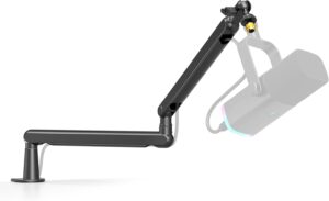 FIFINE Microphone Boom Arm, Low Pro...