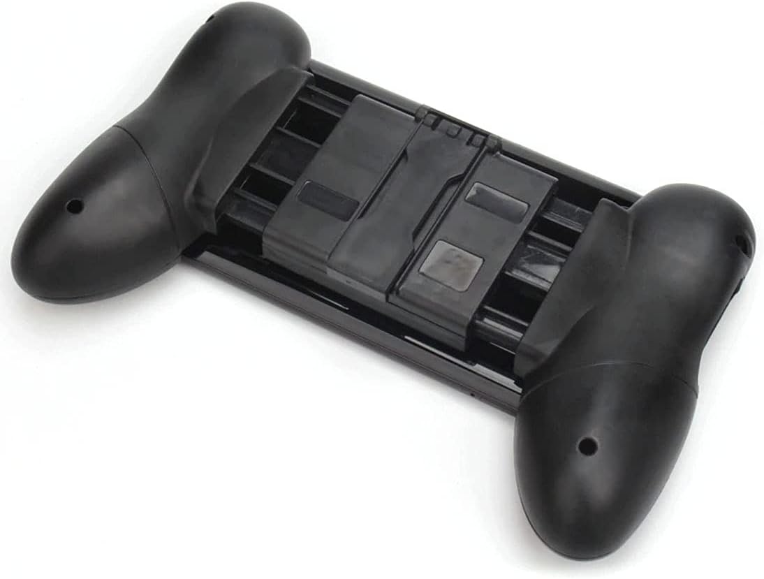Portable 4.5-6.5 inch Mobile Phone Support Game Controller Joystick Grip Game Holder Handle with Bracket (Black Type 02) - Image 2