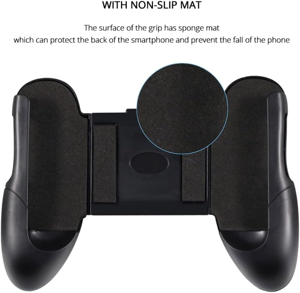 Portable 4.5-6.5 inch Mobile Phone Support Game Controller Joystick Grip Game Holder Handle with Bracket (Black Type 02) - Image 5