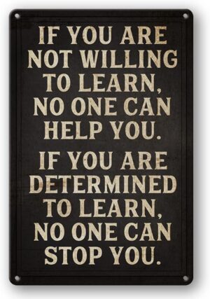 Vintage Motivational Wall Art Offic...