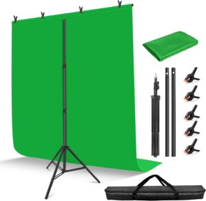 HEMMOTOP 7×5 ft(HxW) Green Scr...