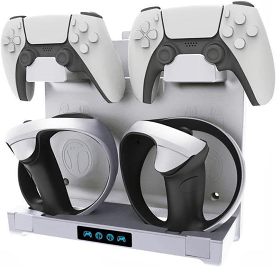 Controller Charging Station Wall Mount for VR 2 Controller Holder Wall Hanging Vertical Charging Stand Dock Controller Headphone Holder Storage Stand Hook - Image 7