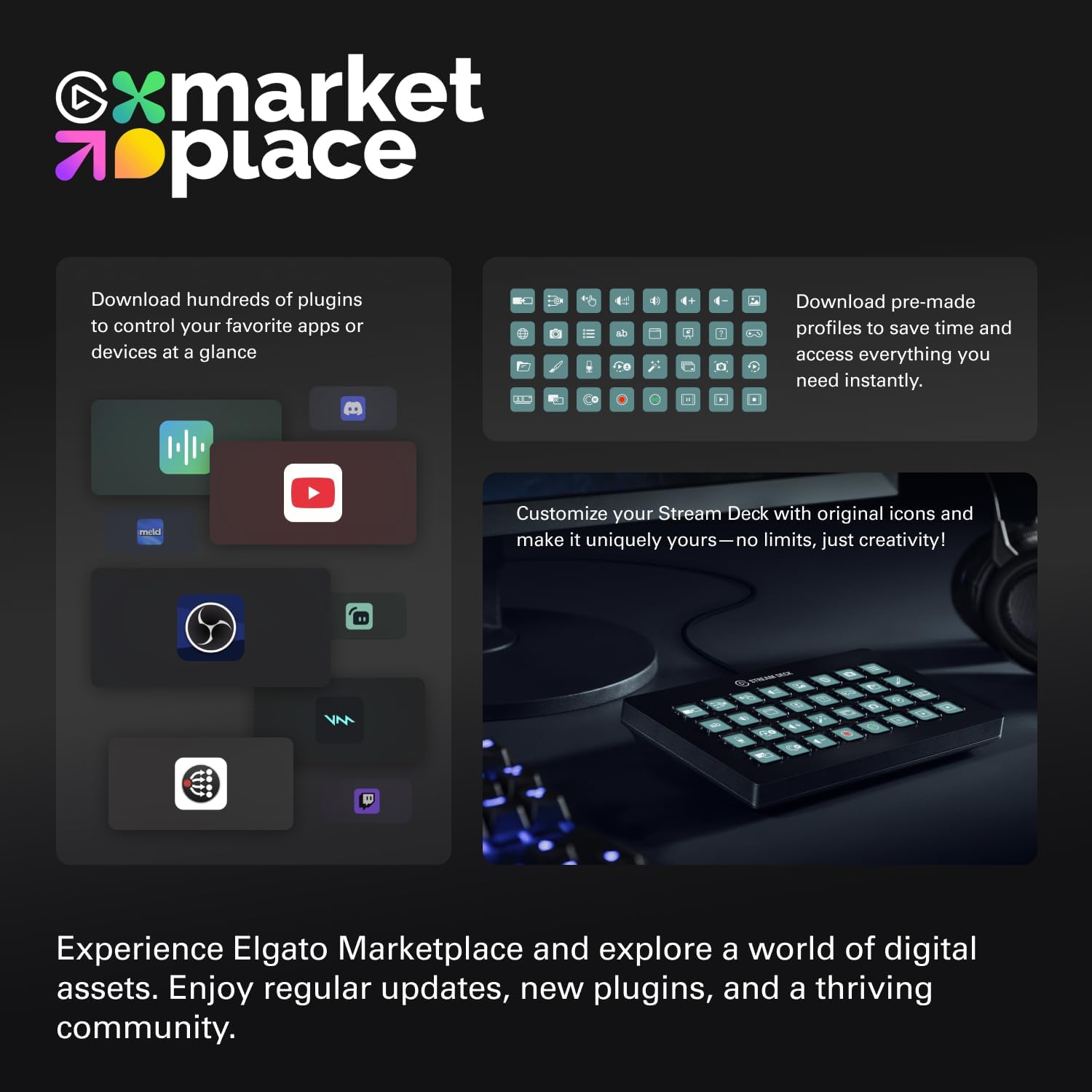 Elgato Stream Deck XL – Advanced Studio Controller, 32 Macro Keys, Trigger Actions in apps and Software Like OBS, Twitch, YouTube and More, USB, Works with Mac and PC - Image 7