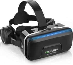 VR Headset with Built-in Headphones...