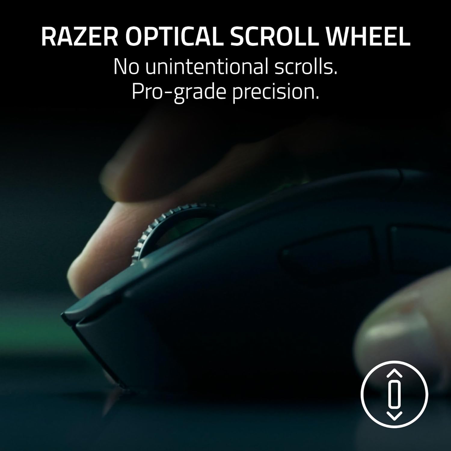 Razer DeathAdder V4 Pro Wireless Gaming Mouse: 56g Lightweight - HyperSpeed Wireless Gen-2 - Optical Scroll Wheel - Optical Switches Gen-4 - Focus Pro 45K Sensor Gen-2 - Up to 150 Hr Battery - Black - Image 6