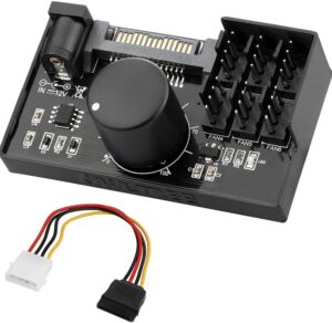 4 Pin 12V PWM Fan Controller 6 Fans...