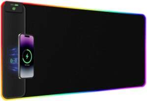 2-in-1 RGB Gaming Mouse Pad with Wi...