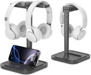 KDD Dual Headphone Stand for Desk &...
