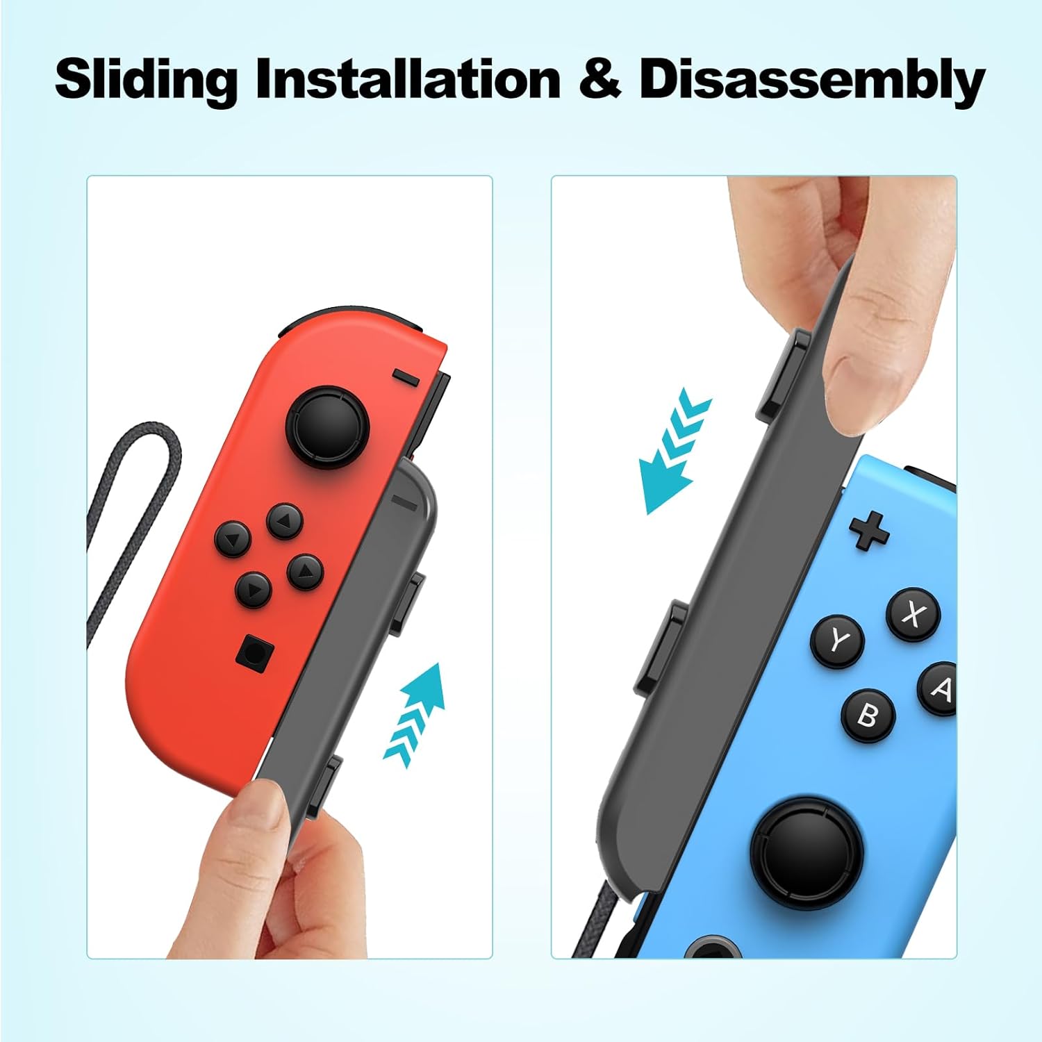 Pogriko 2 Pack Wrist Strap for Nintendo Switch Controller Joycon, Replacement Strap Parts Accessories for Joy Con Joy-Con Controller - Image 3