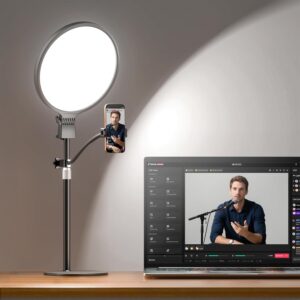 1300 Lumens Ring Light with Stand f...