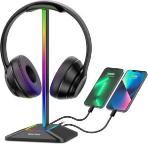 New Bee Headphone Stand with RGB Li...