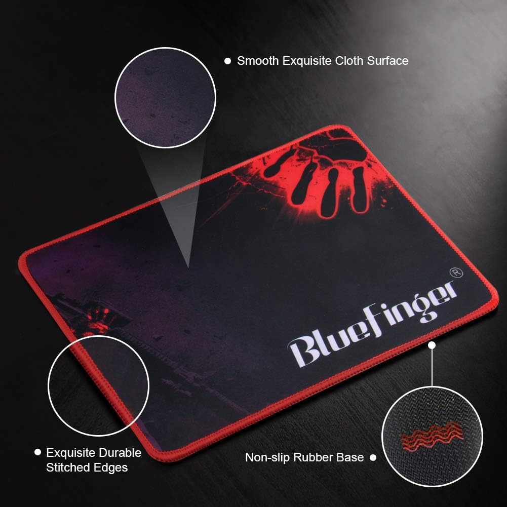 BlueFinger RGB Gaming Keyboard and Backlit Mouse Combo, USB Wired, LED Gaming Set for Laptop PC Computer Game and Work - Image 7