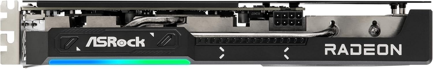 ASRock Radeon RX 9060 XT Challenger 16GB OC Graphics Card, AMD RDNA 4 Architecture, 16GB GDDR6, PCIe 5.0, Dual Fans, 0dB Silent Cooling, LED Indicator, DisplayPort 2.1a, HDMI 2.1b - Image 6
