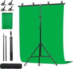 Green Screen Backdrop Kit with Stan...
