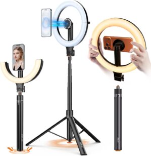 10.2″ Magnetic Ring Light wit...