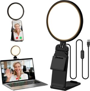 5″ Ring Light for Computer, E...