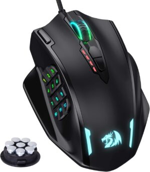 Redragon M908 Impact RGB LED MMO Ga...