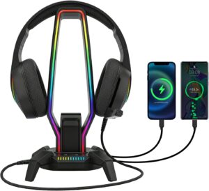 MARVO RGB Headphone Stand Data Tran...