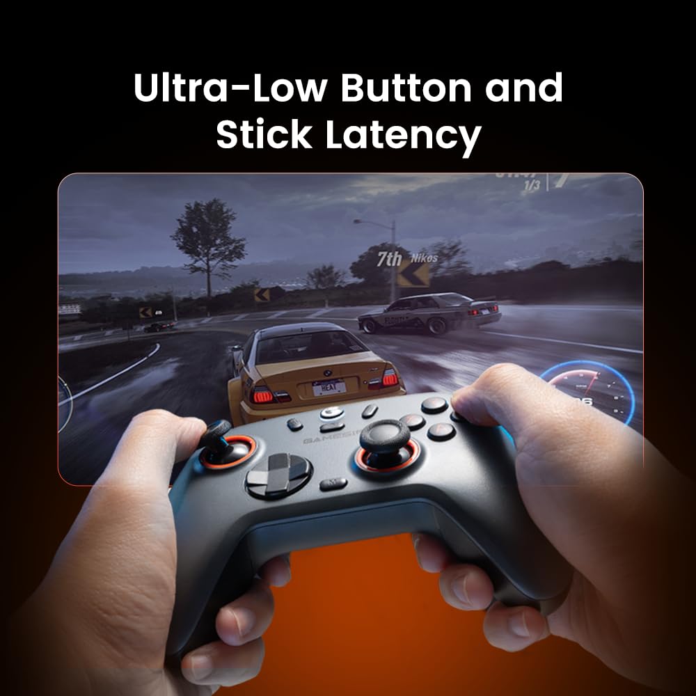 GameSir Nova Lite 2 Wireless PC Controller with Hall Effect Joysticks & Triggers, 2.4G & Wired 1000Hz Polling Rate, Remappable Buttons - Compatible with PC/Switch/Steam/Android (Grey) - Image 6