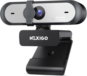 NexiGo N660P Pro 4K Webcam with Dis...