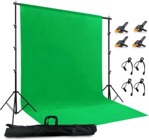 2 in 1 Green Backdrop Stand Kit, 10...