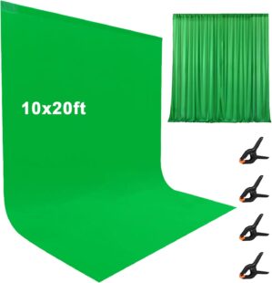 10X20ft Large Green Screen Backdrop...