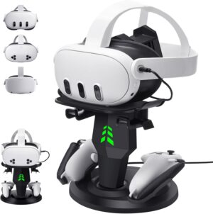 VR Headset Charging Dock for Meta Q...
