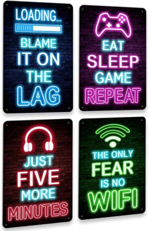 Drsoum Video Gamer Room Decor for B...