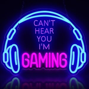 Gaming Neon Sign, Large Bright and ...