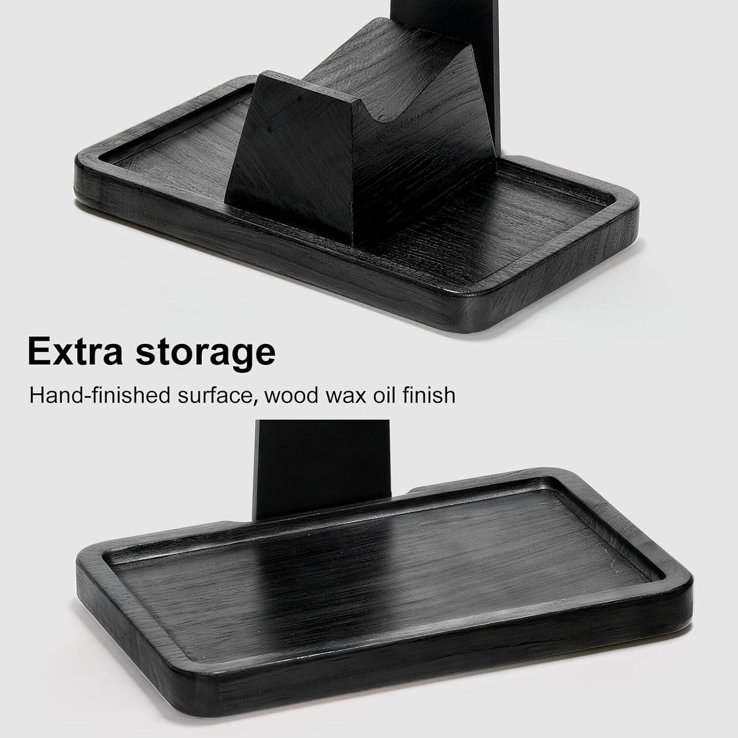 UPERGO Solid Wood Gaming Headset Stand with Controller Holder - Creative Gift for Teens, Boyfriends, Brothers, and Gamers - Desktop Organization and Decoration - Image 5