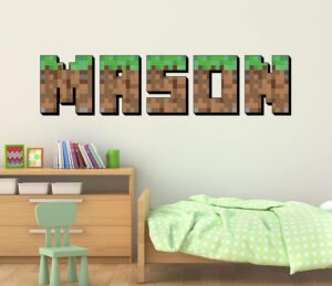 Personalized Gamer Name Decal ̵...