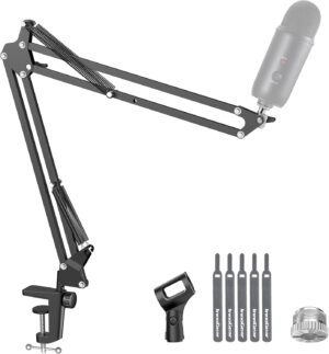 InnoGear Boom Arm Microphone Mic St...
