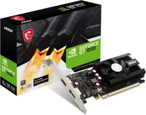 msi Gaming GeForce GT 1030 4GB DDR4...