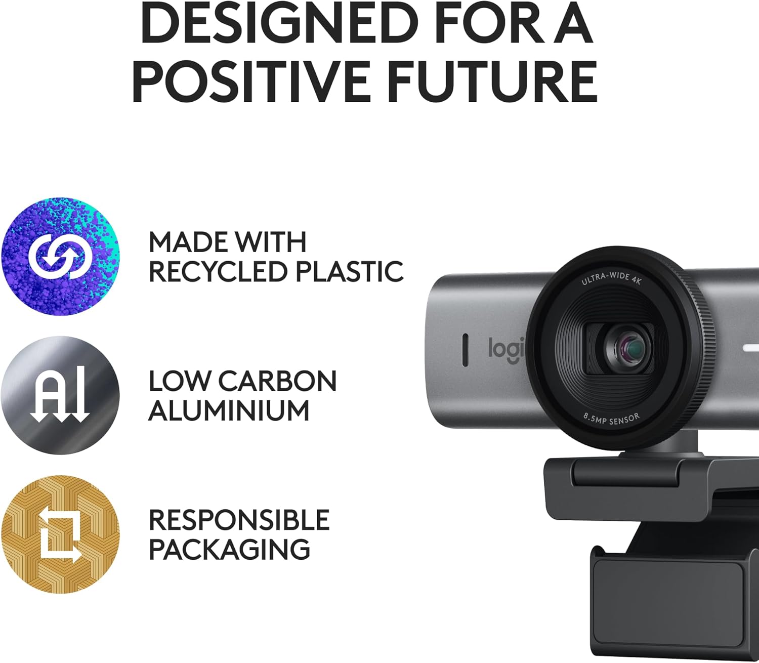 Logitech MX Brio Ultra HD 4K Webcam for Collaboration and Streaming, 1080p 60 FPS, Show Mode, Works with Microsoft Teams, Zoom, Google Meet, Nintendo Switch 2, Graphite - Image 10