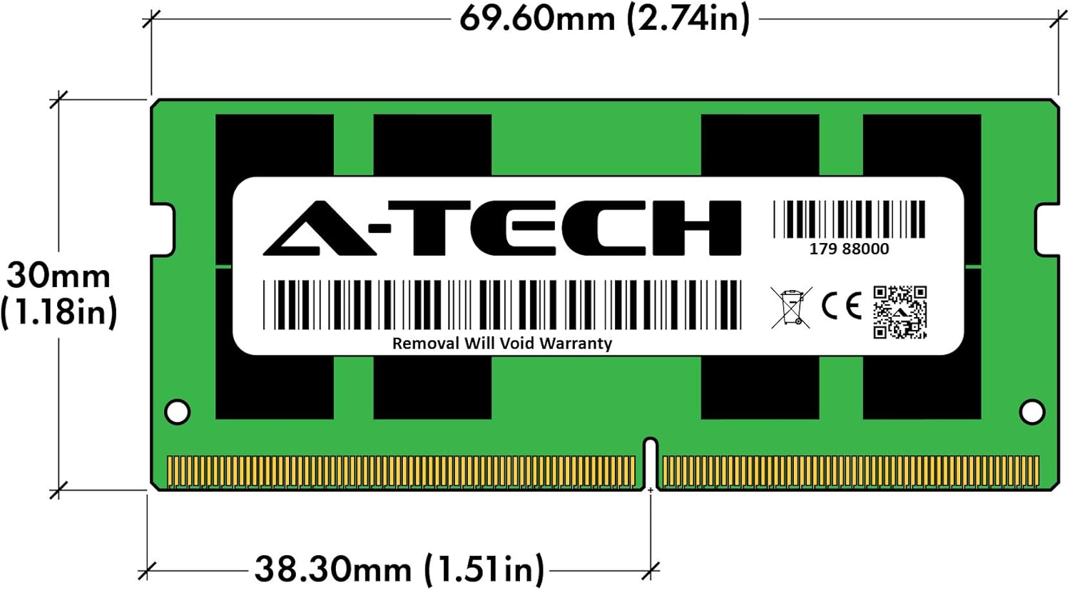 A-Tech 16GB DDR4 3200 MHz SODIMM PC4-25600 (PC4-3200AA) CL22 Non-ECC Laptop RAM Memory Module - Image 7