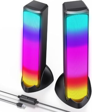 OFFSIR Computer Speakers, RGB PC Sp...