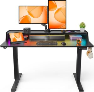 ErGear Standing Desk with LED Strip...