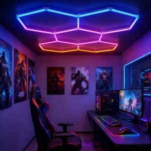 RGB Hexagon Lights with Remote, Mus...