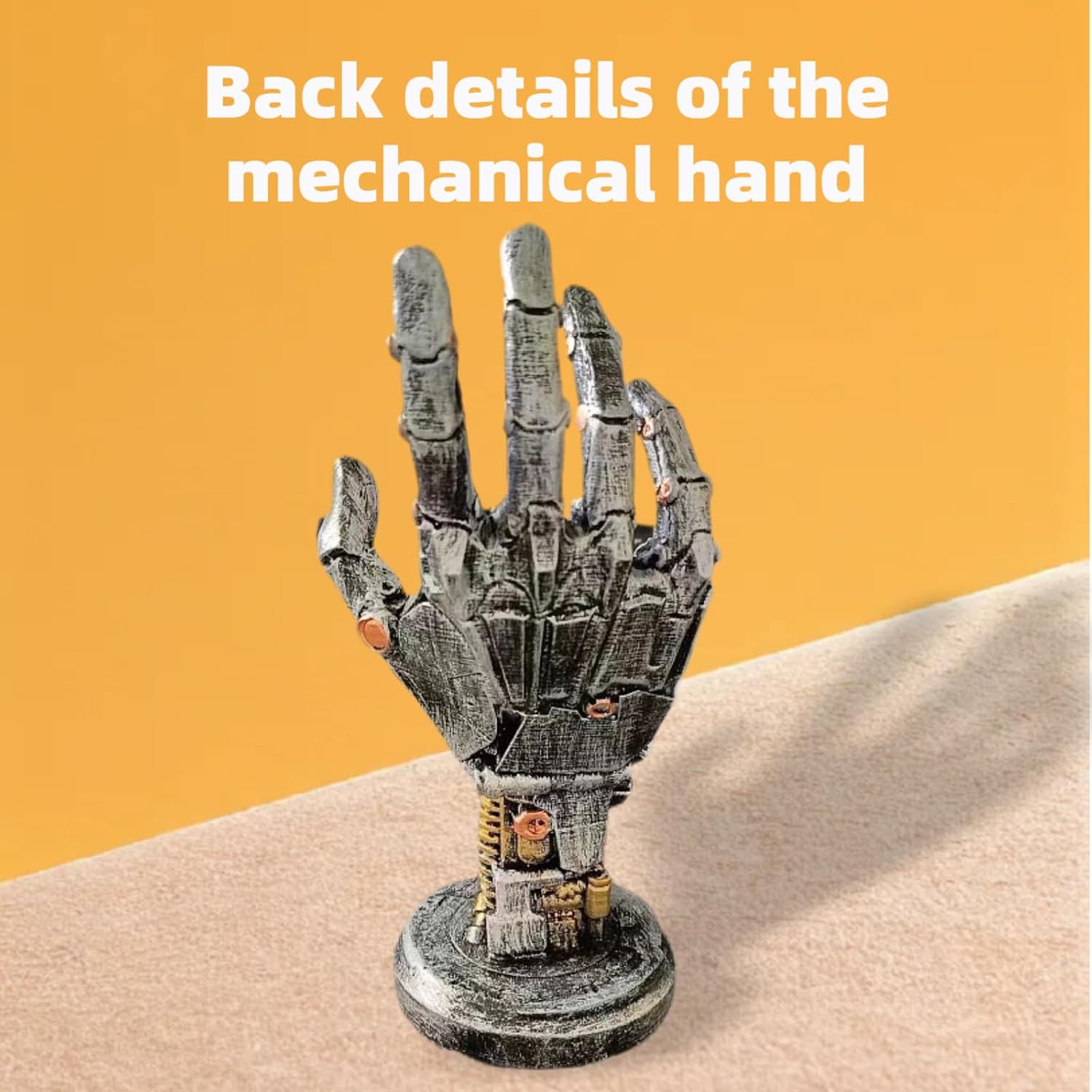 Cyberpenk Silverhand Mechanical Hand, Gaming Controller Holder Stand Punk Style Steampunk Modern Home Decor Gaming Room Decor Resin Art Gift - Image 3