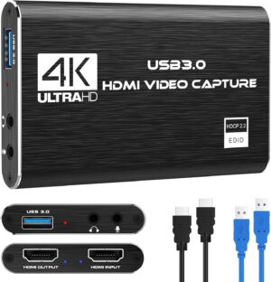 Capture Card Nintendo Switch, 4K HD...