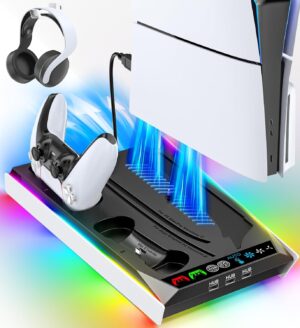 PS5/Slim/Pro Stand for Disc & ...