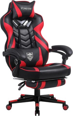 Vonesse Gaming Chair, Big and Tall ...