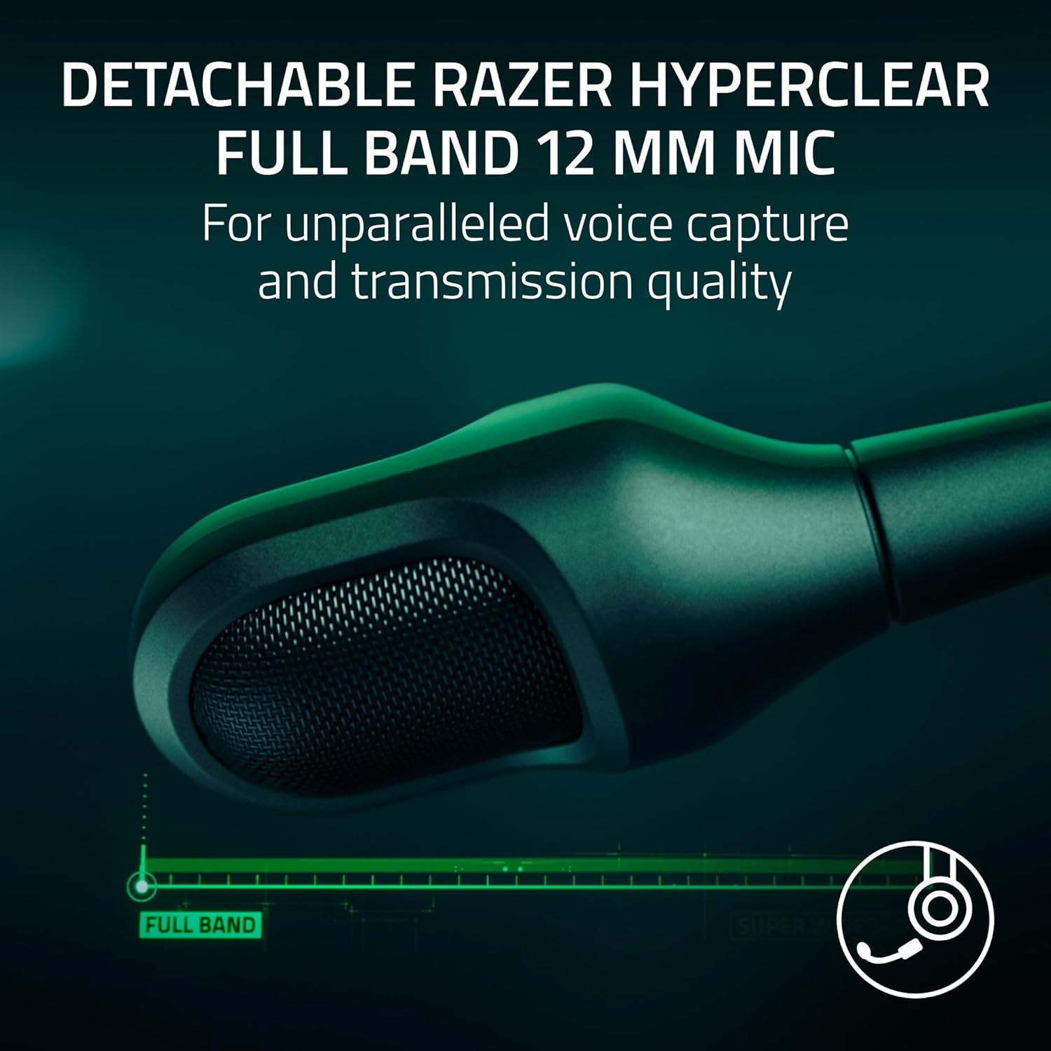 Razer BlackShark V3 Pro Wireless ANC Gaming Headset for PS5: Full Band Mic - 50mm Drivers - 2.4 GHz, Bluetooth, 3.5mm - Works with PC, Mac, Nintendo Switch, Smartphone - Long Battery Life - White - Image 4