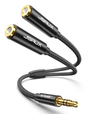 JSAUX Headphone Splitter, Audio Spl...